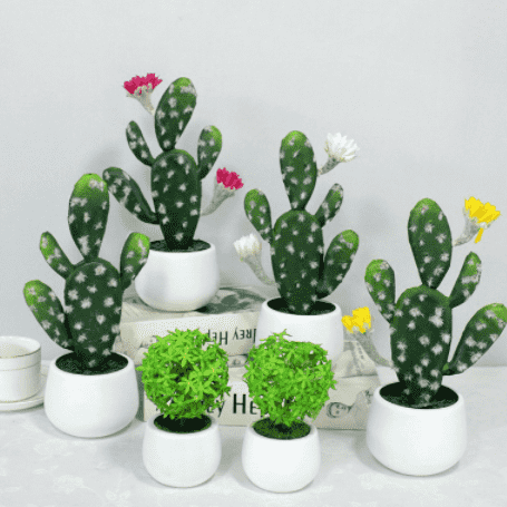 Simulated potted green plants can purify the eyes