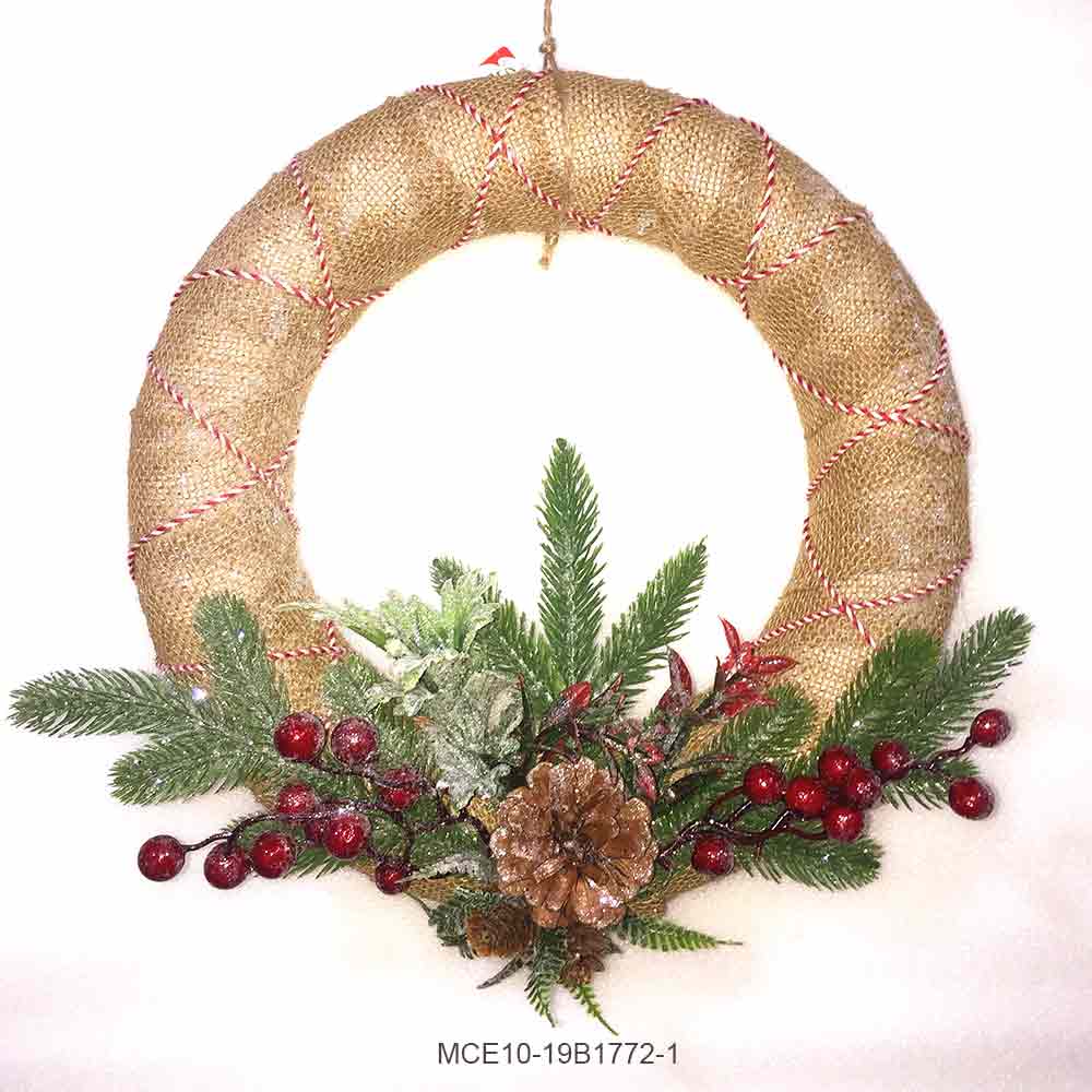 Linen Wreath & garland G Se