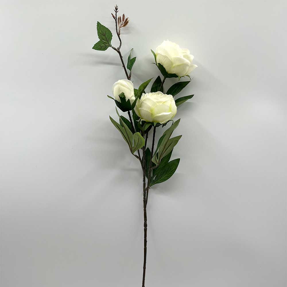 MC22-04091 3-Branch Rose Champagne